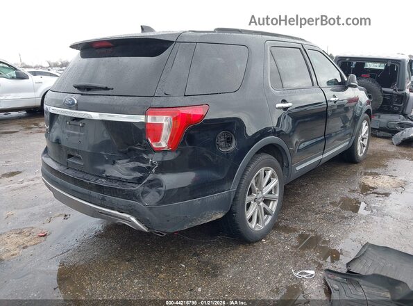 1FM5K7F89HGC33623 2017 FORD FORD EXPLORER Black Trasero derecho