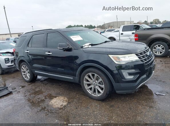 1FM5K7F89HGC33623 2017 FORD FORD EXPLORER Black Vista interior trasera