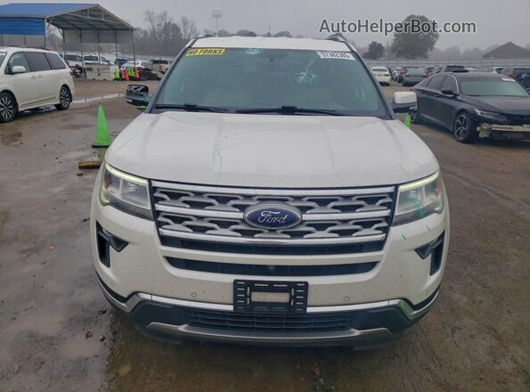 1FM5K7FH9JGA76259 2018 FORD FORD EXPLORER White Դիմացի տեսք