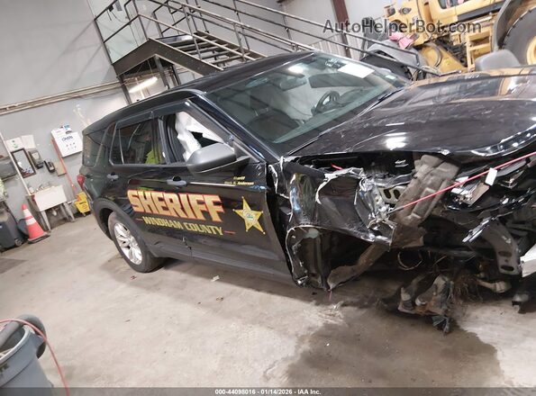 1FM5K8AB1LGA96727 2020 FORD POLICE INTERCEPTOR Black Widok wnętrza z tyłu