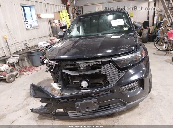 1FM5K8AB1LGA96727 2020 FORD POLICE INTERCEPTOR Black Widok zestawu wskaźników
