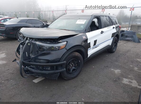 1FM5K8AB1RGA81640 2024 FORD POLICE INTERCEPTOR Black Przód lewy