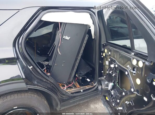 1FM5K8AB1RGA81640 2024 FORD POLICE INTERCEPTOR Black Widok naklejki z numerem VIN