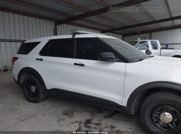 1FM5K8AB2LGD08213 2020 FORD POLICE INTERCEPTOR White Vista del cuadro de instrumentos