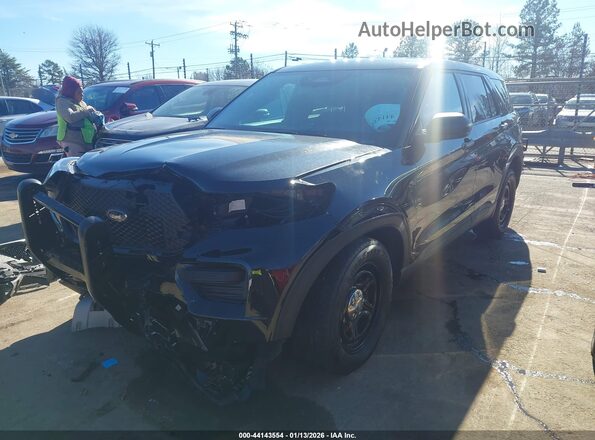1FM5K8AB3SGA87977 2025 FORD POLICE INTERCEPTOR Черный Передняя левая четверть