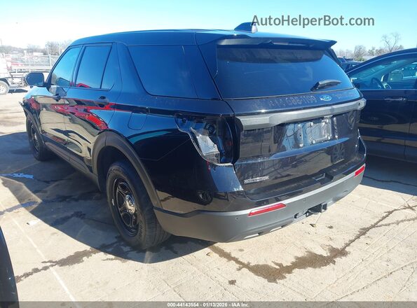 1FM5K8AB3SGA87977 2025 FORD POLICE INTERCEPTOR Черный Задняя левая четверть