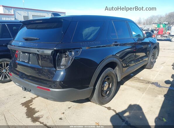 1FM5K8AB3SGA87977 2025 FORD POLICE INTERCEPTOR Черный Задняя правая четверть