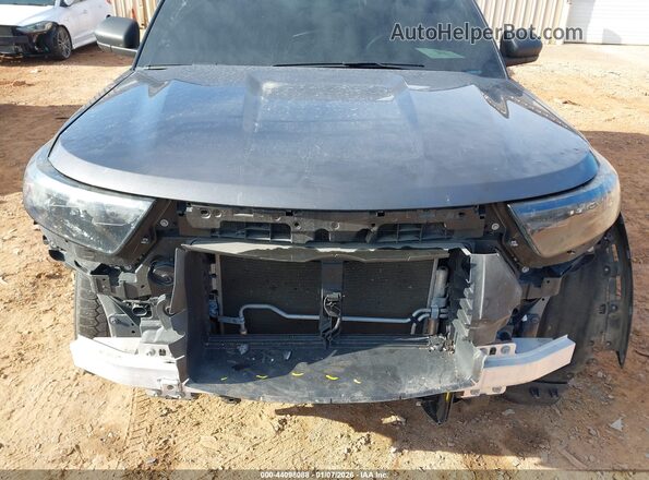 1FM5K8AB4LGA56027 2020 FORD POLICE INTERCEPTOR Gray Widok z przodu