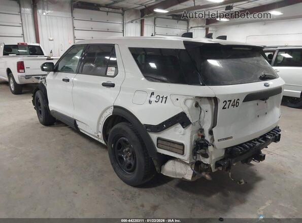1FM5K8AB4MGA18850 2021 FORD POLICE INTERCEPTOR White Հետևի ձախ