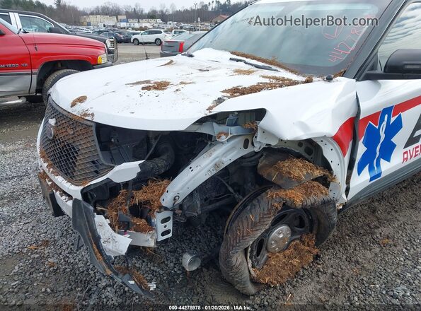 1FM5K8AB4PGA17153 2023 FORD POLICE INTERCEPTOR White წინა ხედი