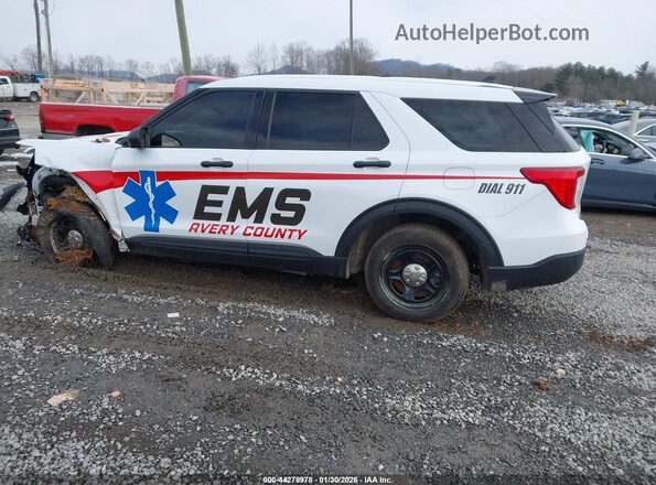 1FM5K8AB4PGA17153 2023 FORD POLICE INTERCEPTOR White სალონის 360-გრადუსიანი ხედი