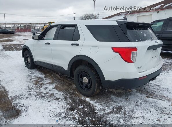 1FM5K8AB5LGD06942 2020 FORD POLICE INTERCEPTOR White უკანა მარცხენა