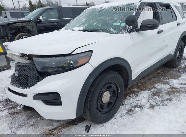 1FM5K8AB5LGD06942 2020 FORD POLICE INTERCEPTOR White წინა ხედი