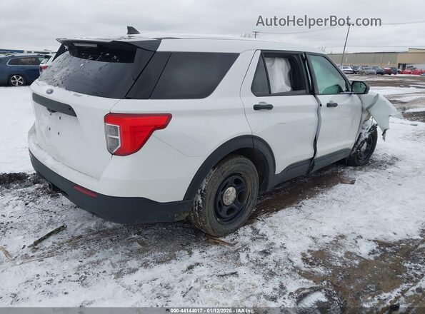 1FM5K8AB5LGD06942 2020 FORD POLICE INTERCEPTOR White უკანა მარჯვენა