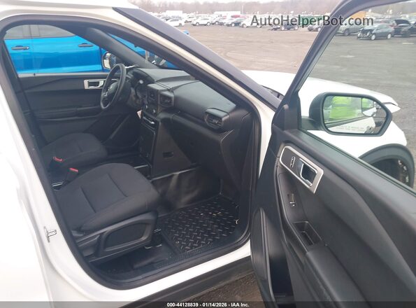 1FM5K8AB5MGA42297 2021 FORD POLICE INTERCEPTOR White Widok wnętrza z przodu