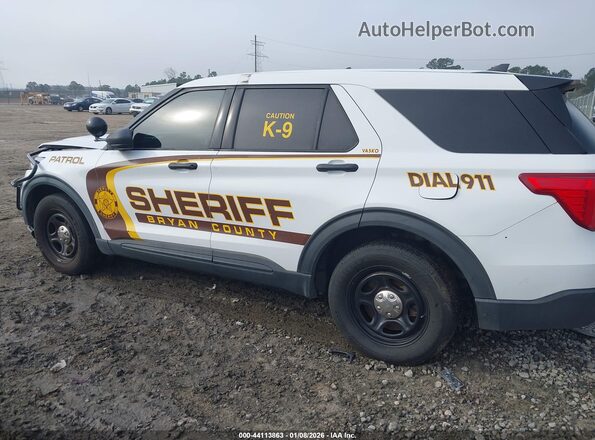 1FM5K8ABXMGA20120 2021 FORD POLICE INTERCEPTOR Белый Панорамный вид салона 360°
