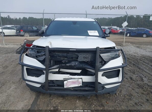 1FM5K8ABXMGA20120 2021 FORD POLICE INTERCEPTOR Белый Вид щитка приборов