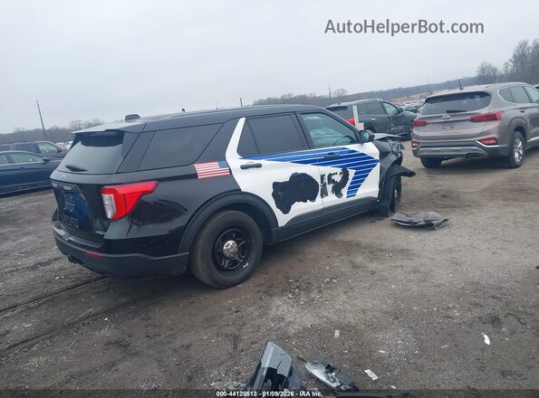 1FM5K8ABXNGC29746 2022 FORD POLICE INTERCEPTOR Black Tył prawy