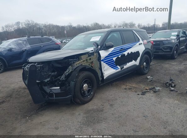 1FM5K8ABXNGC29746 2022 FORD POLICE INTERCEPTOR Black Przód lewy