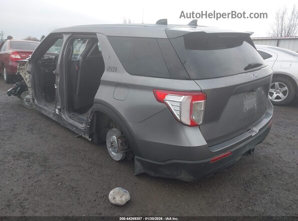 1FM5K8AC4LGA55503 2020 FORD POLICE INTERCEPTOR Gray Rear left