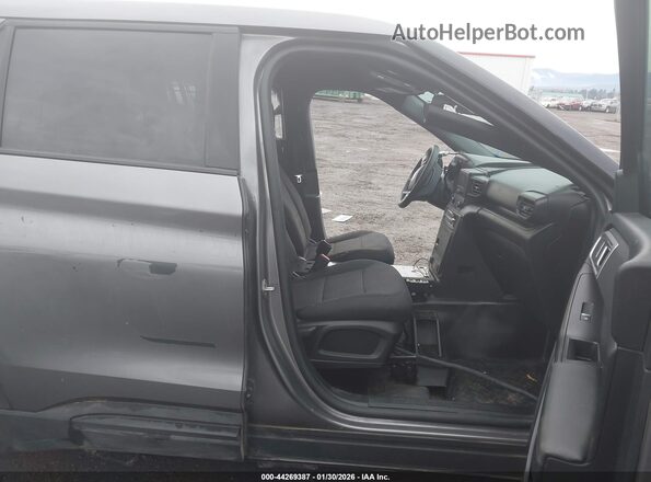 1FM5K8AC4LGA55503 2020 FORD POLICE INTERCEPTOR Gray Front interior view