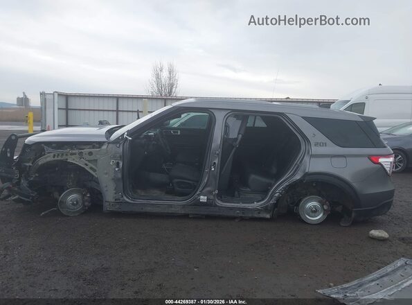 1FM5K8AC4LGA55503 2020 FORD POLICE INTERCEPTOR Gray 360 interior view