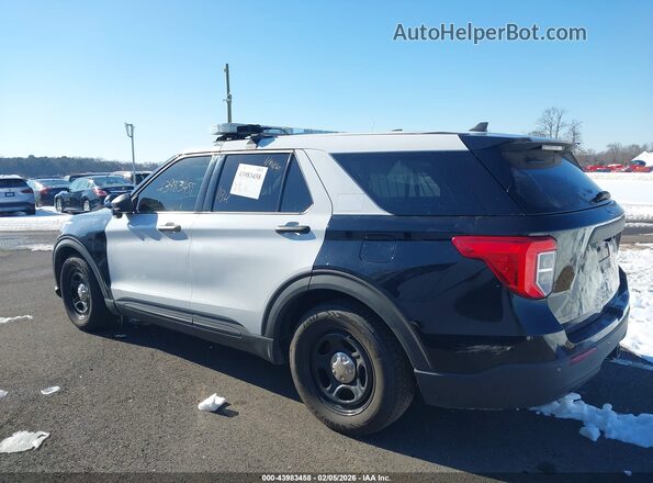 1FM5K8AC7MNA02663 2021 FORD POLICE INTERCEPTOR White Панорамний вид салону 360°