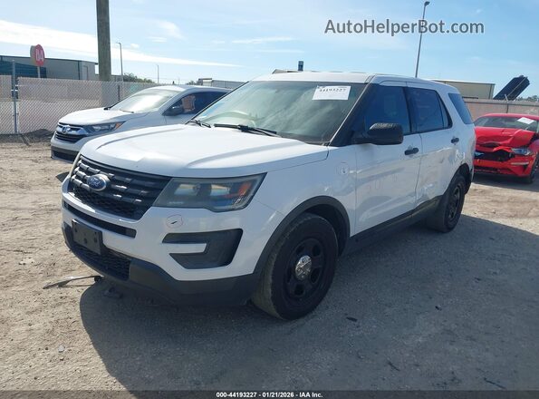 1FM5K8AR0GGA46856 2016 FORD UTILITY POLICE INTERCEPTOR White Front left