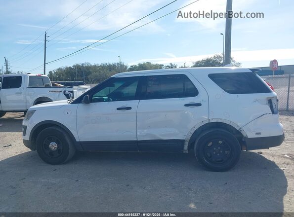 1FM5K8AR0GGA46856 2016 FORD UTILITY POLICE INTERCEPTOR White 360 interior view