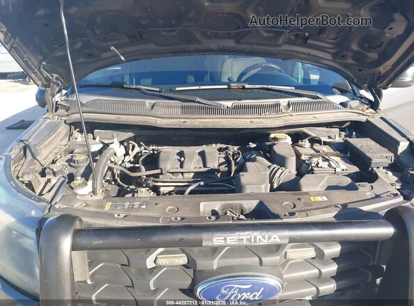 1FM5K8AR0HGC41325 2017 FORD UTILITY POLICE INTERCEPTOR Gray Widok z tyłu