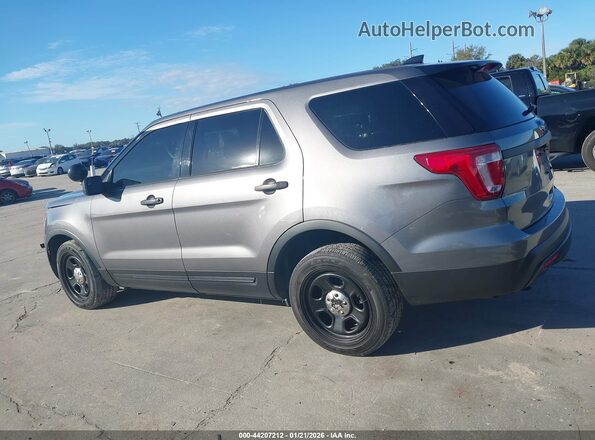 1FM5K8AR0HGC41325 2017 FORD UTILITY POLICE INTERCEPTOR Gray Widok wnętrza 360 stopni