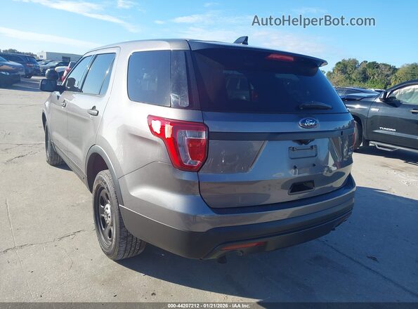 1FM5K8AR0HGC41325 2017 FORD UTILITY POLICE INTERCEPTOR Gray 