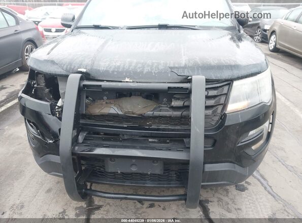 1FM5K8AR3HGC90342 2017 FORD UTILITY POLICE INTERCEPTOR Черный Вид щитка приборов
