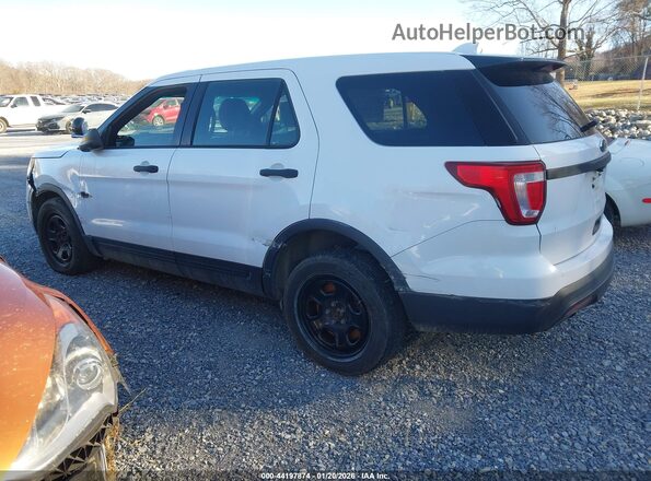 1FM5K8AR4GGA97597 2016 FORD UTILITY POLICE INTERCEPTOR White Задня ліва чверть