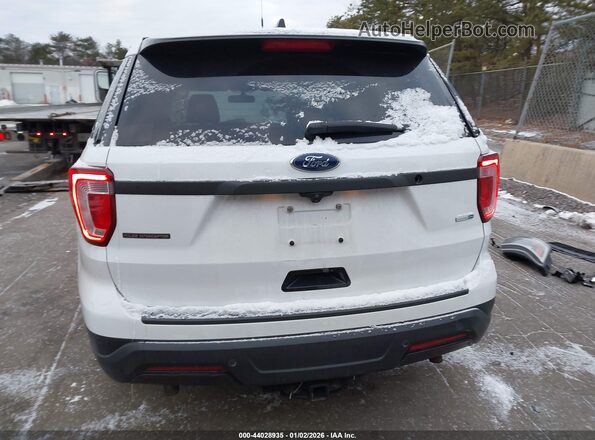1FM5K8AR4JGC94602 2018 FORD POLICE INTERCEPTOR White 