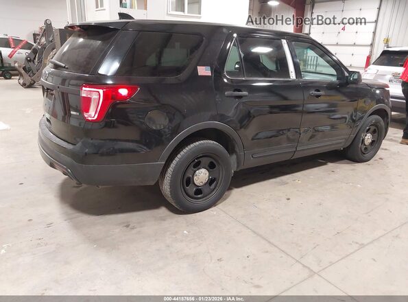 1FM5K8AR5GGC93015 2016 FORD UTILITY POLICE INTERCEPTOR Black Задня права чверть