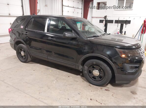 1FM5K8AR5GGC93015 2016 FORD UTILITY POLICE INTERCEPTOR Black Вид задньої частини салону