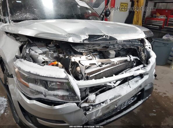 1FM5K8AR7GGA72001 2016 FORD UTILITY POLICE INTERCEPTOR Silver წინა ხედი