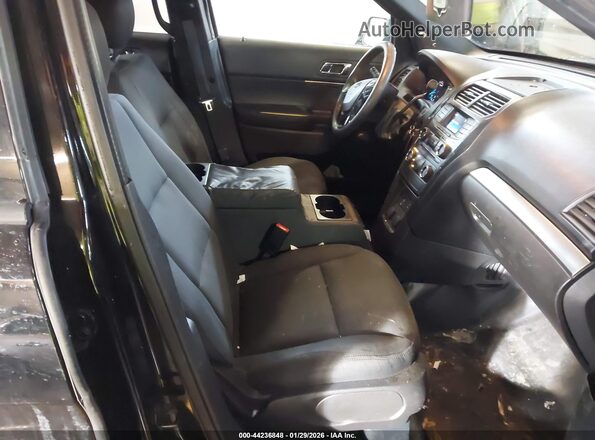 1FM5K8AR7JGC43000 2018 FORD POLICE INTERCEPTOR Black Front interior view