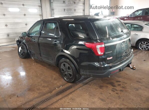 1FM5K8AR7JGC43000 2018 FORD POLICE INTERCEPTOR Black Rear left