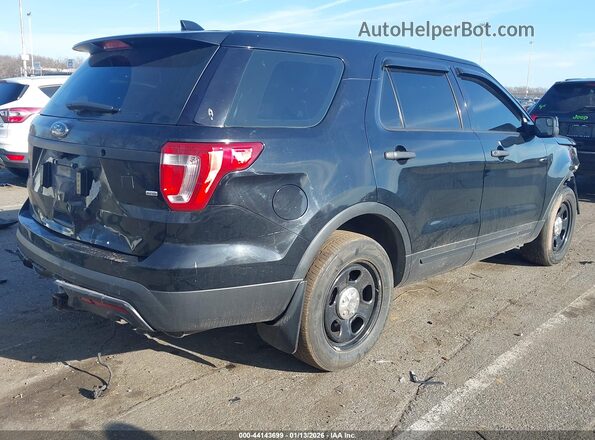 1FM5K8AR8HGA13430 2017 FORD UTILITY POLICE INTERCEPTOR Black Rear right