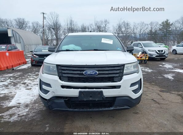 1FM5K8AR8HGA62854 2017 FORD UTILITY POLICE INTERCEPTOR White Vista del cuadro de instrumentos