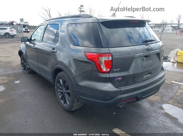 1FM5K8D83JGA39197 2018 FORD FORD EXPLORER Gray Հետևի ձախ