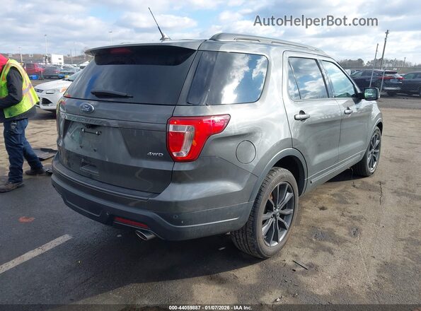 1FM5K8D83JGA39197 2018 FORD FORD EXPLORER Gray Հետևի աջ