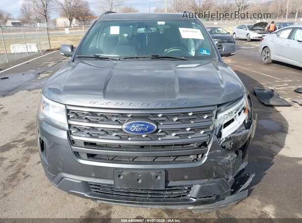 1FM5K8D83JGA39197 2018 FORD FORD EXPLORER Gray Սարքավորումների վահանակի տեսք