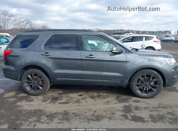 1FM5K8D83JGA39197 2018 FORD FORD EXPLORER Gray Սալոնի հետևի տեսք