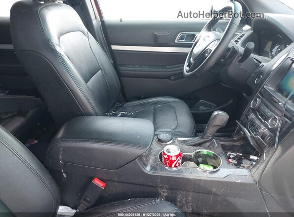 1FM5K8D85GGD22855 2016 FORD FORD EXPLORER Red წინა სალონის ხედი