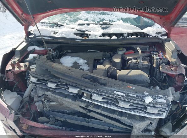 1FM5K8D85GGD22855 2016 FORD FORD EXPLORER Red უკანა ხედი