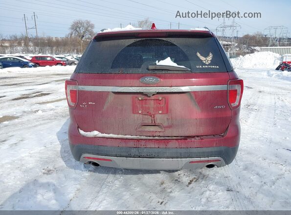 1FM5K8D85GGD22855 2016 FORD FORD EXPLORER Red 