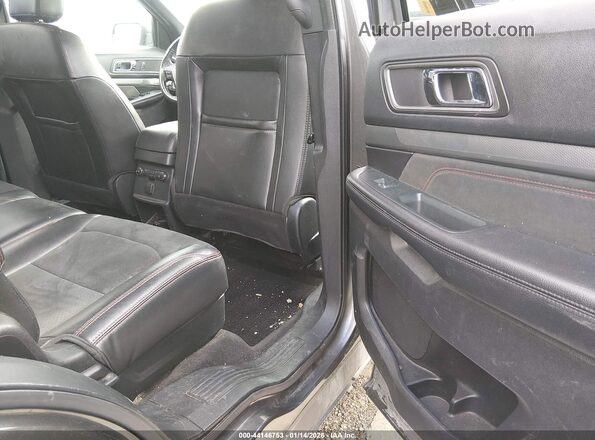 1FM5K8D85JGC13254 2018 FORD FORD EXPLORER Gray VIN კოდის სტიკერის ხედი